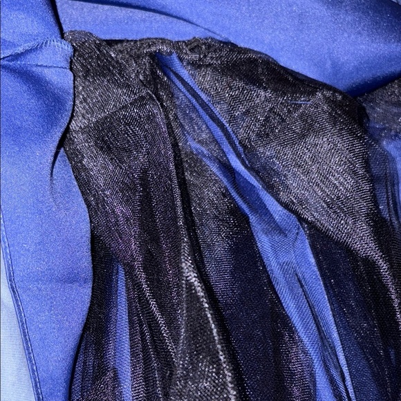 NWT David’s Bridal women’s Elegant Blue Strapless Evening Gown size 4 - Picture 9 of 9